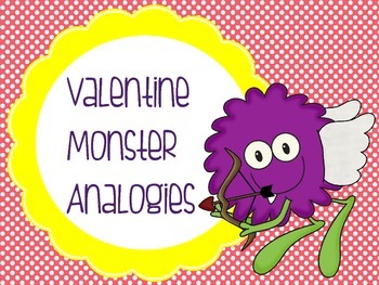 Preview of Valentine Monster Analogies
