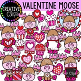 Valentine Moose {Valentine Clipart}