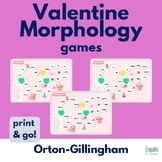 Valentine Morphology Board Games - Prefixes - Latin Roots 