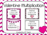 Valentine Multiplication Bundle: 2, 3, and 4 Digits by 1 a