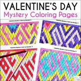 Valentine's Day Coloring Pages Mystery Coloring