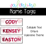 Valentine Name Tags