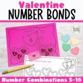 Valentines Addition Worksheets | February Number Bonds