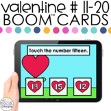 Valentine Number ID 11-20 Boom™ Cards - Distance Learning 
