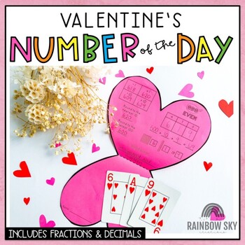Preview of Valentine's Number of the Day, Fraction of the Day, Decimal of the Day