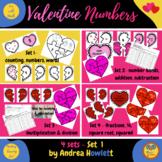 Valentine Numbers Bundle for Valentine Week