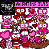 Valentine Clipart Owls {Creative Clips Digital Clipart}