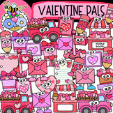 Valentine Pals: Valentine’s Day Clipart {DobiBee Designs}