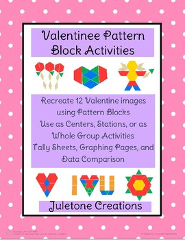 Preview of Valentine Pattern Blocks