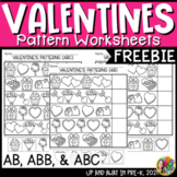 Valentine Patterns (AB, ABB, ABC) - FREEBIE!