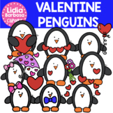 Valentine Penguins Clipart