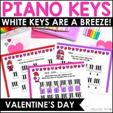 Valentine Piano Keys Are A Breeze - Gnome Piano Keyboard W