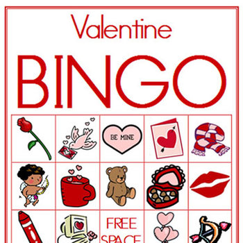 Valentine Picture Bingo (classroom Set Of Boards) By Second Story Window