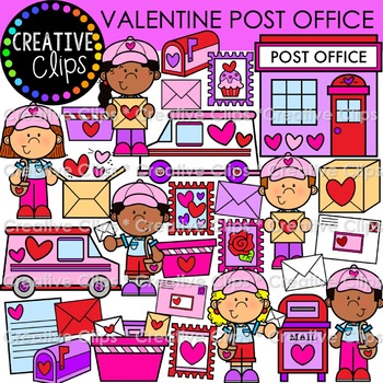 Post office clipart - stamps mail clip art postal postage vintage letters