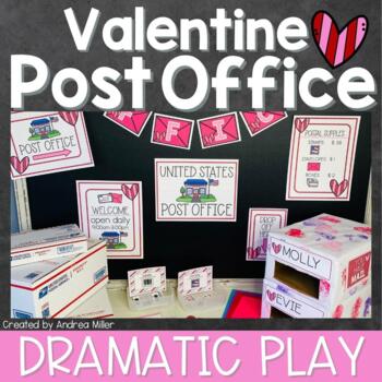 Preview of Valentine Post Office Dramatic Play