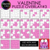 Valentine Puzzle Progression Overlay Clipart #3 {Valentine