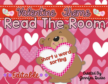 Preview of Valentine Read the Room **EDITABLE**