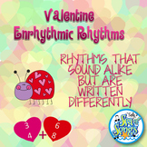 Valentine Rhythms - 3/4 & 6/8 Rhythms with Valentine Poem