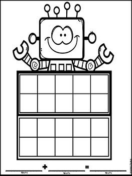 Valentine Robot Math Project Free by Kathy's Kreations | TPT