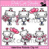 Robots Valentine's Day Clip Art