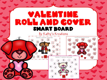 Preview of Valentine Roll And Cover For Smart Board