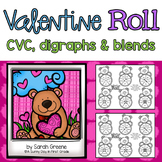 Roll & Read Game for Short Vowels, Digraphs & Blends