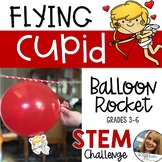 Valentine STEM Challenge - Flying Cupid Balloon Rocket - F
