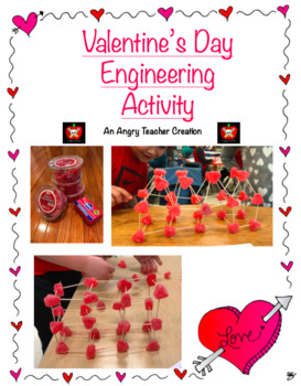 Preview of Valentine STEM Engineering Design Process Activity
