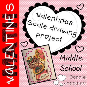 Preview of Valentine Scale Drawing Math Project