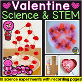 Valentine Science Experiments, STEM Activities & Pages (Pr