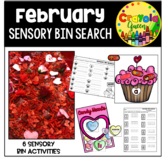 Valentine Sensory Bin Search