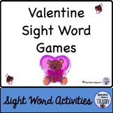 Valentine Sight Word Games