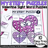 Valentine Mystery Puzzles, Valentine's Day Word Work, Febr