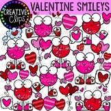 Valentine Smileys {Creative Clips Clipart}