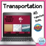 Valentine Sort  Land Air Sea Transportation Category