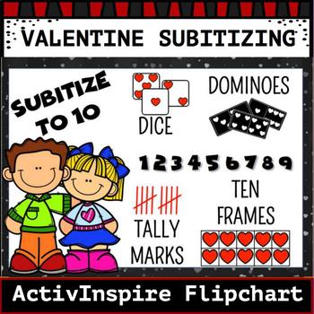 Preview of Promethean Valentine Subitizing 0-10