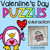 Valentine Subtraction Puzzles