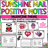 February Kindness Valentine Mail Positive Note Postcards f