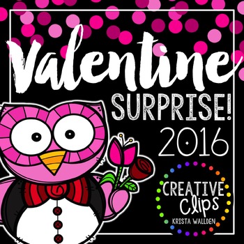 Preview of Valentine Surprise 2016 {Creative Clips Digital Clipart}