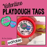Valentine Tags for Playdough Tubs