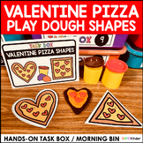 Valentine Task Box for Morning Work or Centers - Shape Pla