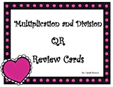 Valentine Task Cards Multiplication and Division