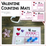 Valentine Ten Frame Counting Mats