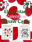Valentine Themed Jigsaw Puzzle Cards Color & Design &Bulle