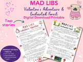 Valentine-Themed Mad Libs, Class Activity, Creative Storyt