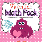 Valentine's Day Math Games, Centers and Activities