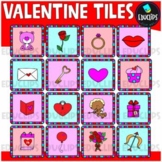 Valentine Tiles Clip Art Set {Educlips Clipart}