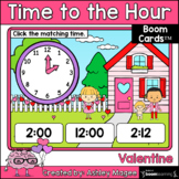Valentine Time to the Hour Boom Cards - Digital Distance Learning