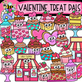 Valentine Treat Pals: Valentine’s Day Clipart {DobiBee Designs}