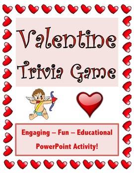 Preview of Valentine's Day Trivia Game // Valentine Game // Valentine Facts // PPT